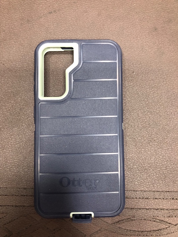 Photo 2 of OTTERBOX DEFENDER SERIES SCREENLESS EDITION Case for Galaxy S21 5G (ONLY - DOES NOT FIT Plus or Ultra) - VARSITY BLUES (DESERT SAGE/DRESS BLUES)
