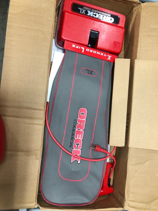 Photo 3 of ***PARTS ONLY*** Oreck - U2000RB-1 Commercial, Professional Upright Vacuum Cleaner with Endurolife Belt, For Carpet and Hard Floor, U2000RB1, Red
