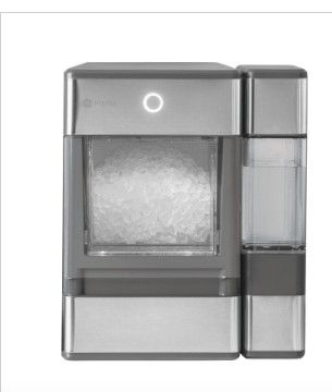 Photo 1 of GE Profile Opal | Countertop Nugget Ice Maker with Side Tank | Portable Ice Machine Makes up to 24 lbs. of Ice Per Day | Stainless Steel Finish
