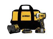 Photo 1 of **PARTS ONLY**
DEWALT 20 Volt MAX Brushless Compact 1/4Inch Impact Driver Kit One Batteries, 
**missing bag **