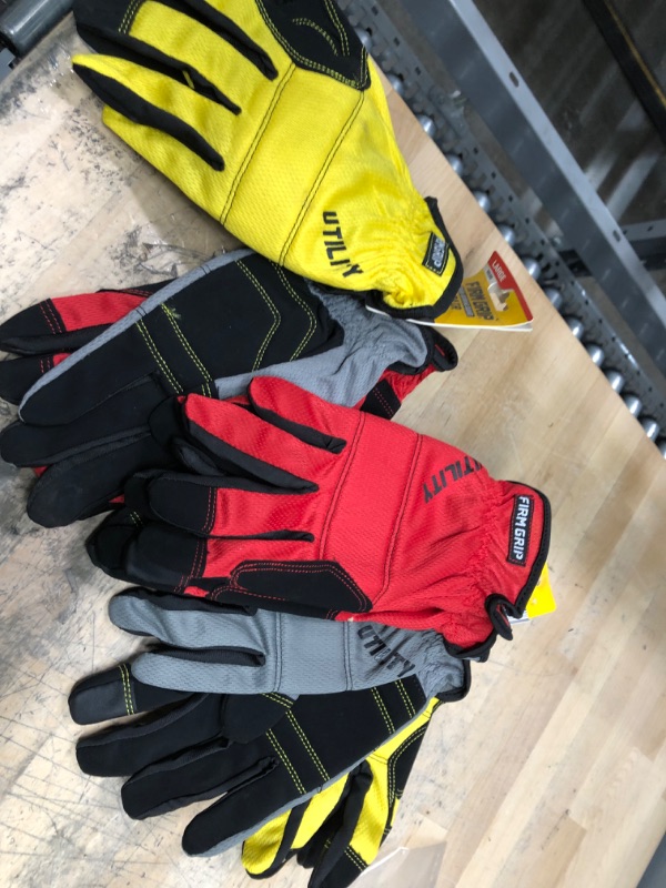 Photo 2 of 2-sets **Large Utility Work Gloves (3-Pack) size large 
