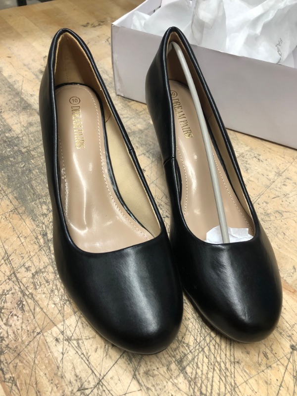 Photo 1 of DREAM PAIRS Women's Luvly Bridal Wedding Party Low Heel Pump Shoes
size 10 