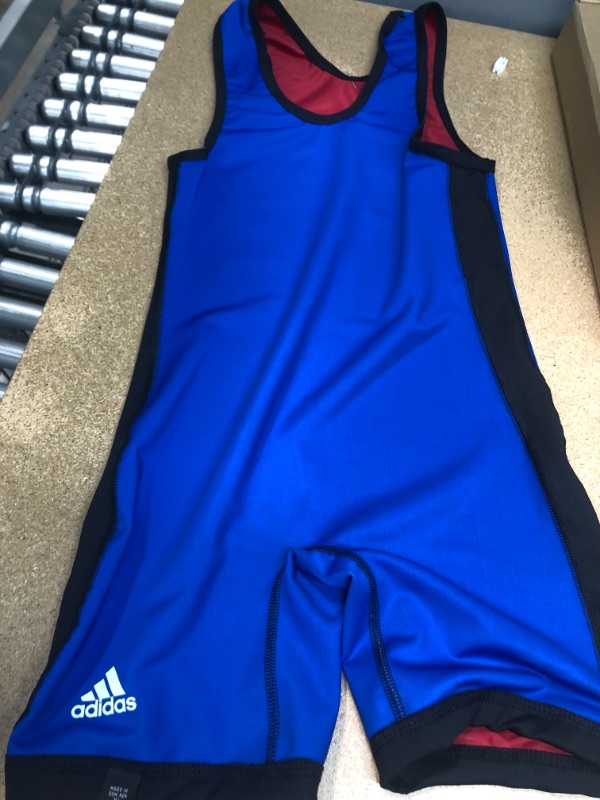 Photo 2 of adidas Wrestling Reversible Singlet SIZE YOUTH LARGE ***USED***