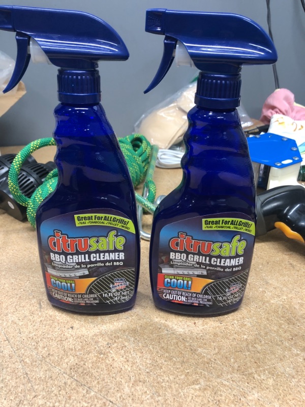 Photo 2 of 2 CitruSafe 16 Fl Oz BBQ Grill Cleaner - Cleans Burnt Food and Grease from Grill Grates - Great for Gas and Charcoal Grills
16 Fl Oz (Pack of 1)