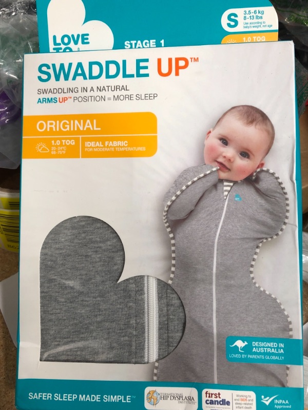 Photo 1 of  Swaddle UP, Gray, small 8-13 lbs