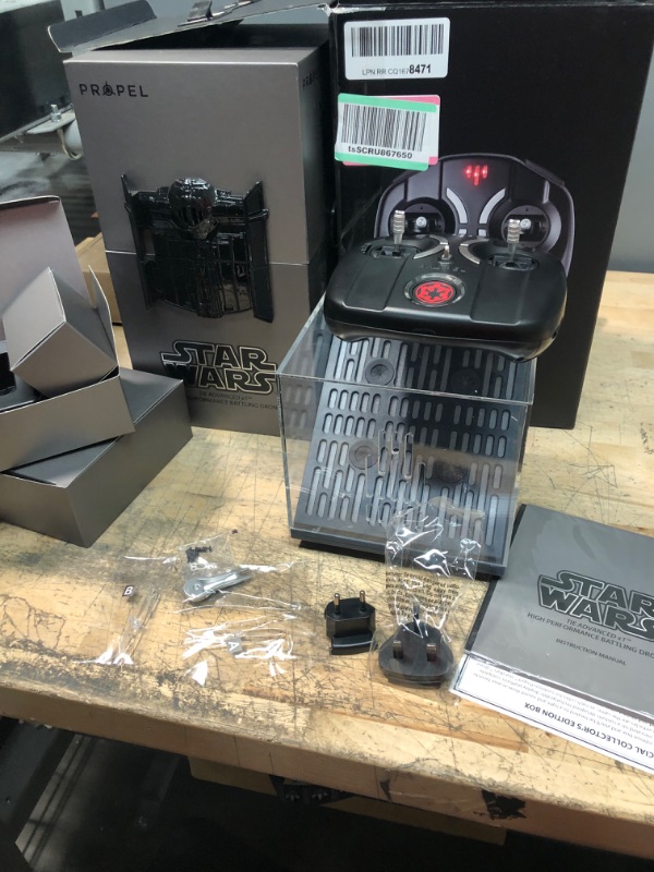Photo 1 of Propel Star Wars Quadcopter: Tie Fighter Collectors Edition BoX
MISSING DRONE!!! AND ACCESSORIES