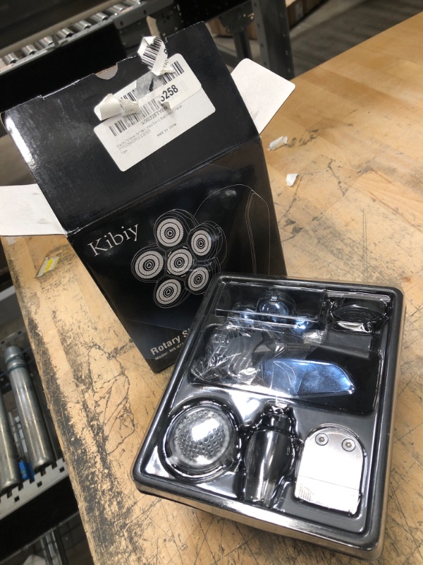Photo 1 of Kibiy Head Shaver for Men, Upgrade 5-in-1 Mens Electric Shaver Bald Head Shaver Cordless Electric Razor for Men IPX7 Waterproof Rotary Shaver Grooming Kit, LED Display, Type-C Charge (Blue)
