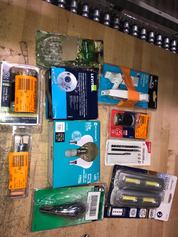 Photo 1 of  Bundle Of assorted  home , Electrical &  plumbing items (10items )
