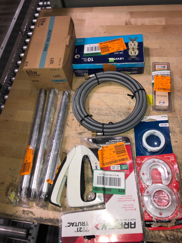 Photo 1 of  Bundle Of assorted  home , Electrical &  plumbing items (10items )
