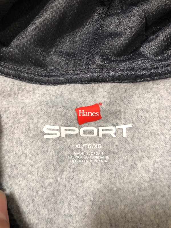 Photo 1 of hanes sport active gear sweater Size XL grey and black