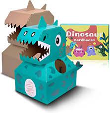 Photo 1 of dinosaur cardboard playhouse