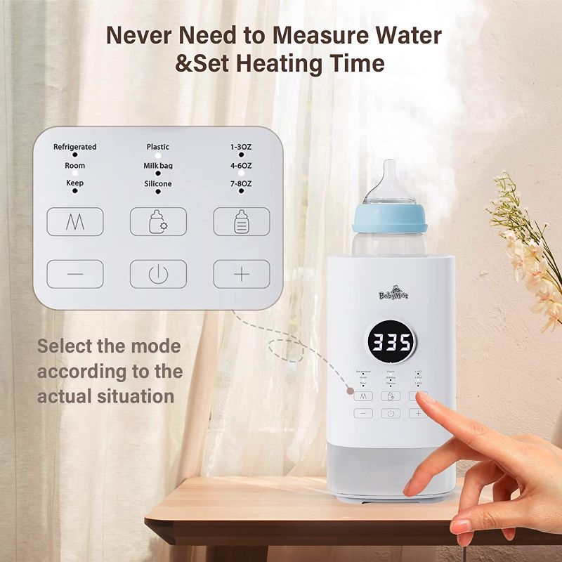 Photo 1 of Fast Baby Bottle Warmer Milk Warmer Accurate Temperature Control Keep Warm 24 Hours for Breastmilk or Formula with Timer, LCD Display, Power-Off Protection
