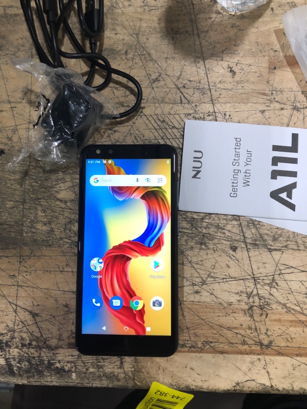 Photo 2 of NUU A11L | Unlocked 4G LTE Smartphone | 5.5" HD+ Display | 16GB + 2GB RAM | 2500 mAh Battery | Android 11 Go Edition | Compatible with Verizon and T-Mobile
