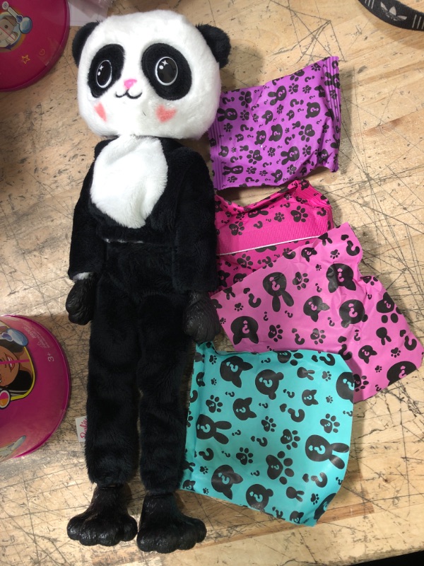 Photo 2 of Barbie Cutie Reveal Panda Plush Costume Doll

