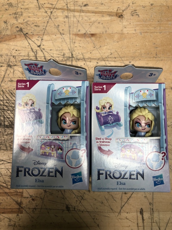 Photo 2 of Disney's Frozen 2 Twirlabouts Series 1 Single Vehicle Elsa
2 pack