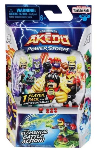 Photo 1 of Akedo Powerstorm 1 Player Pack 
*case of 6*

