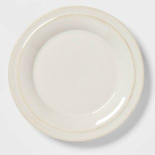 Photo 1 of 6 pack 8" Porcelain Woodbridge Salad Plate White - Threshold™
