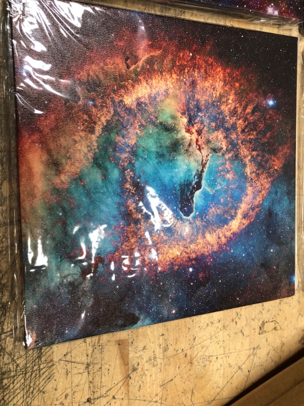Photo 1 of 4 Panels/Set Outer Space Starlight Modern Artwork Pictures Home Wall Decor Cosmic Astronomy Posters