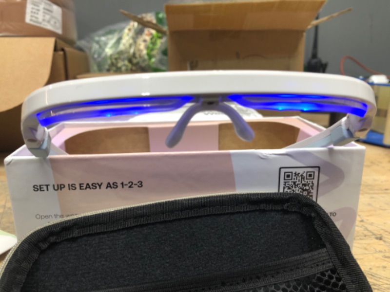 Photo 3 of AYOlite Light Therapy Glasses | Premium Blue Light Therapy Wearable for Better Sleep, Energy and Wellness | Research-Backed & Expert Endorsed (ABC News, CNN, Forbes, Men’s Health, etc.)
