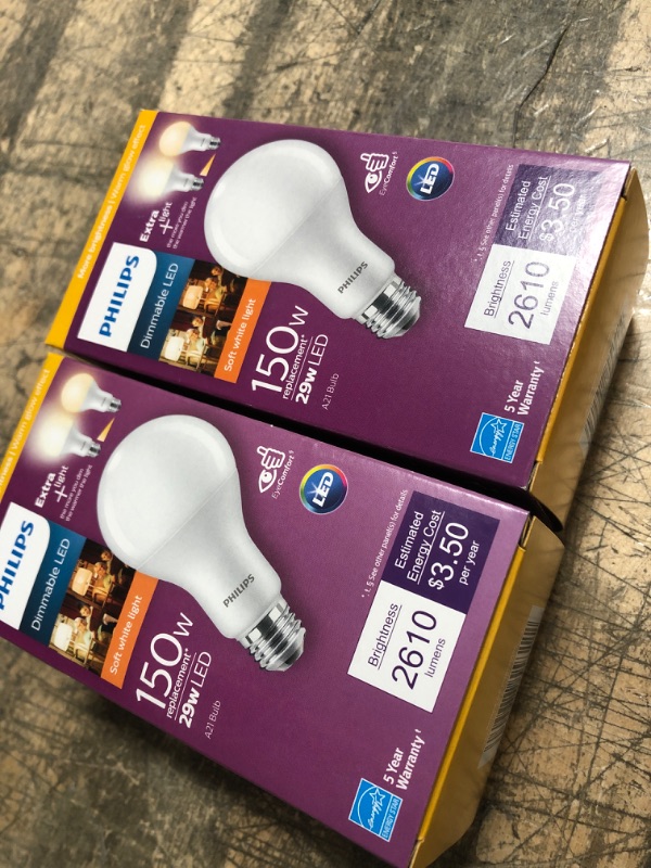 Photo 2 of 3006273 150 Watts A21 E26 Medium LED Bulb, Soft White
(set of 2)