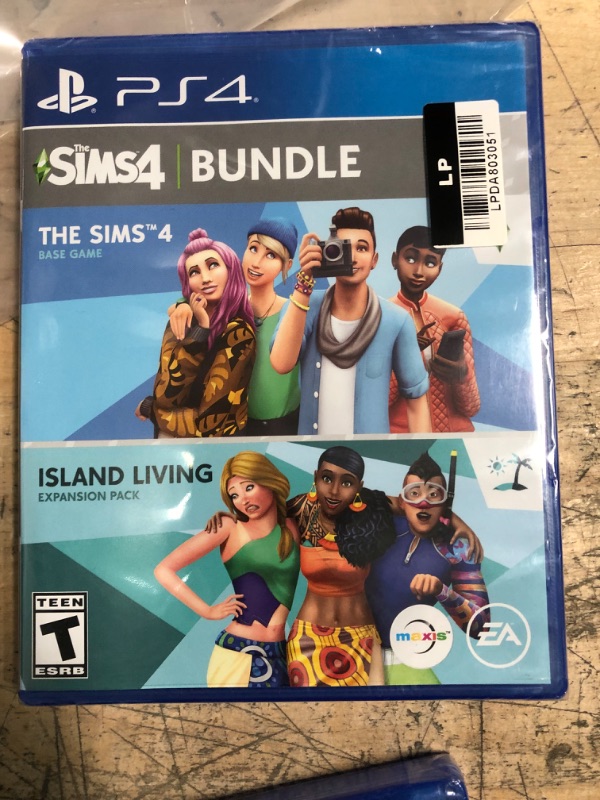 Photo 2 of *** OPENED FOR VERIFICATION*** Sims 4 + Island Living - PlayStation 4

