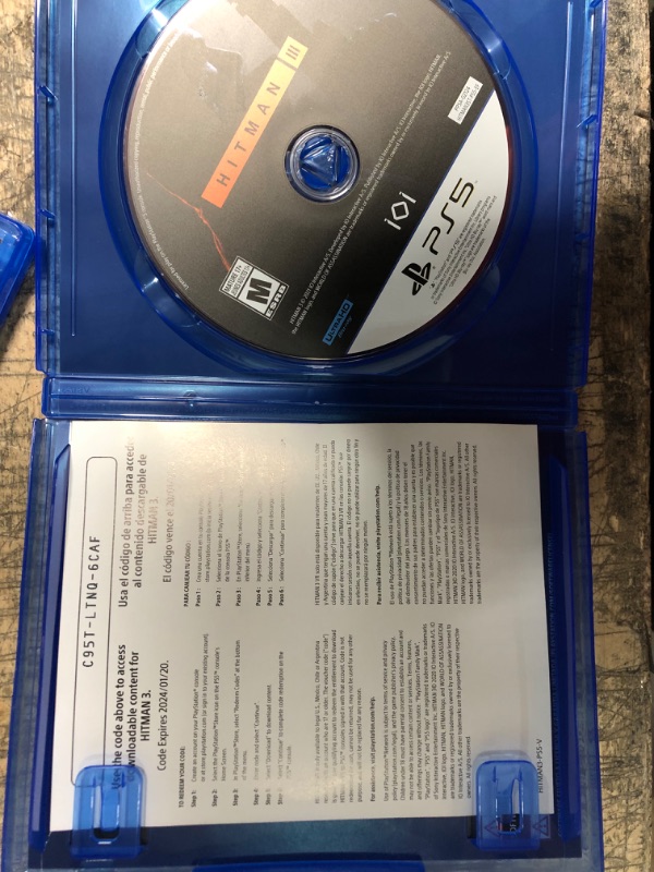 Photo 3 of Hitman 3 - PlayStation 5 *** OPENED FOR VERIFICATION***

