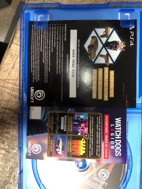 Photo 3 of *** OPENED FOR VERIFICATION*** Watch Dogs: Legion - PlayStation 4
