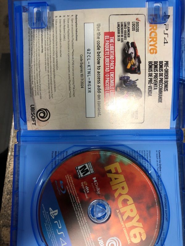 Photo 3 of Far Cry 6 - PlayStation 4 *** OPENED FOR VERIFICATION***
