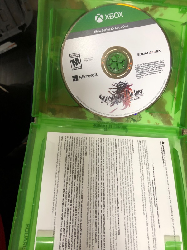 Photo 3 of *** OPENED FOR VERIFICATION*** Stranger of Paradise Final Fantasy Origin - Xbox Series X/Xbox One

