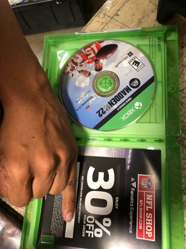 Photo 3 of *** OPENED FOR VERIFICATION*** Madden NFL 22 - Series X|S
