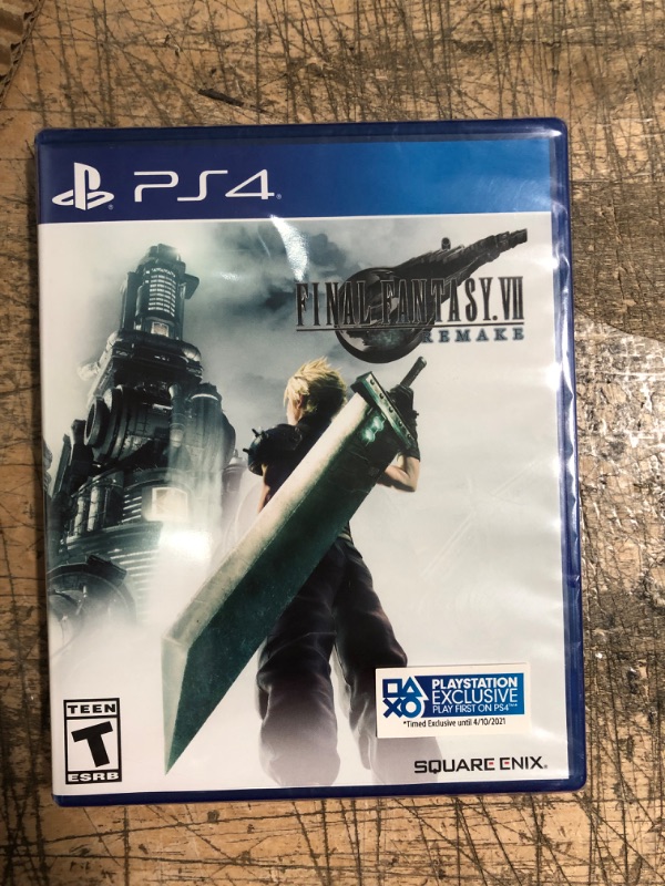 Photo 2 of *** OPENED FOR VERIFICATION*** Final Fantasy VII: Remake - PlayStation 4

