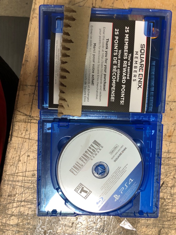 Photo 3 of *** OPENED FOR VERIFICATION*** Final Fantasy VII: Remake - PlayStation 4

