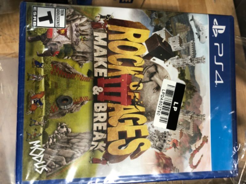 Photo 2 of *** OPENED FOR VERIFICATION*** Rock of Ages III: Make & Break - PlayStation 4

