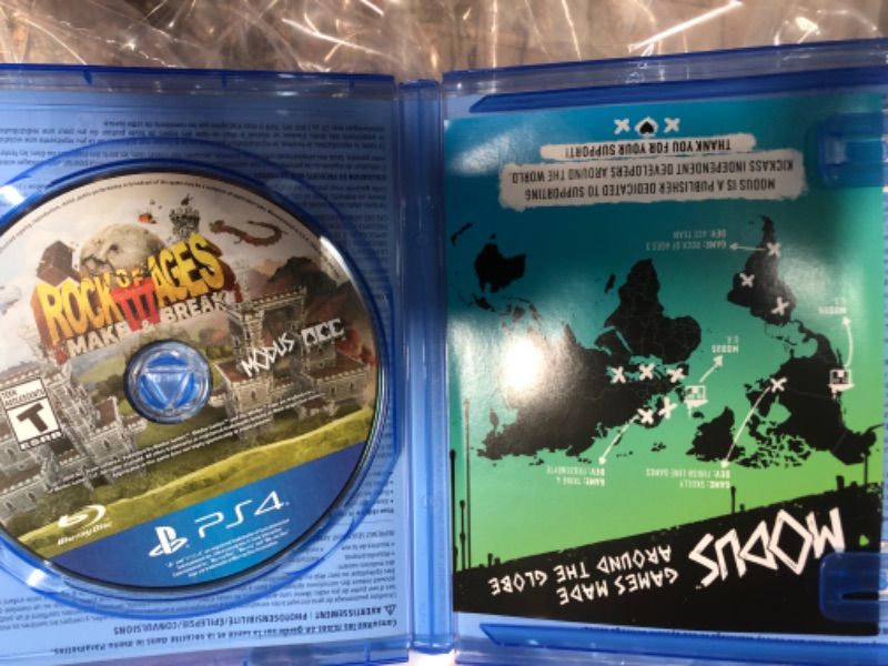 Photo 3 of *** OPENED FOR VERIFICATION*** Rock of Ages III: Make & Break - PlayStation 4

