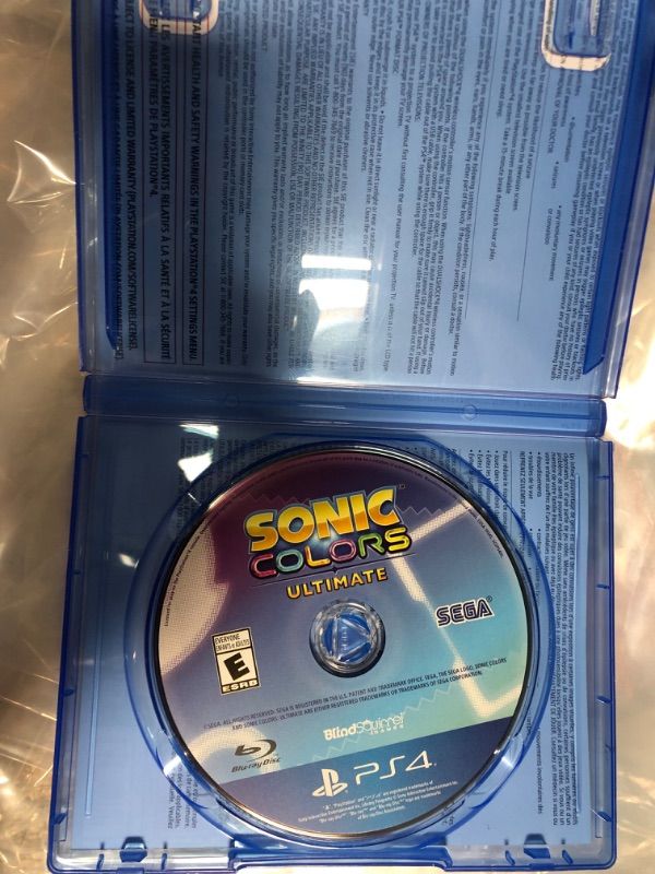 Photo 3 of *** OPENED FOR VERIFICATION*** Sonic Colors Ultimate - PlayStation 4


