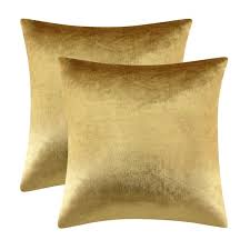 Photo 1 of ***STOCK PHOTO FOR REFERENCE ONLY***
Gold Velvet Decorative Throw Pillow Covers,18x18 Pillow Covers for Couch 