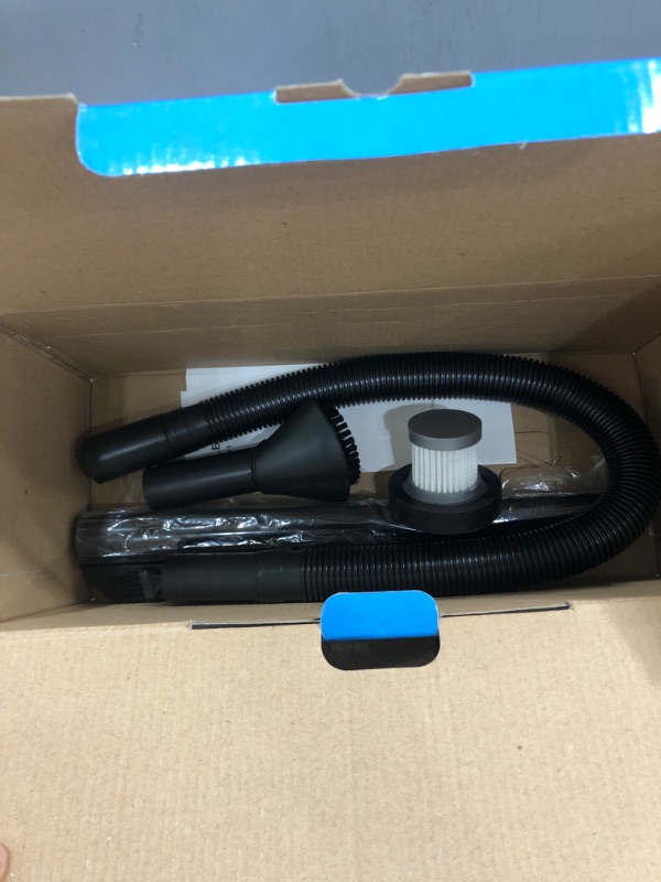 Photo 2 of Baucatlan Car Vacuum with Powerful Suction, Portable Car Vacuum Cleaner with 16.4 Ft Corded, 12V/150W/7500PA, Car Cleaning Kit with Three-Layer HEPA Filter for Deep Cleaning