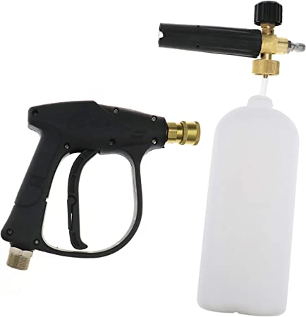 Photo 1 of 1/4Inch Spray Gun Foam Adjustable High Pressure Snow Foam Jet Car Lance Bottle Car Spray Gun