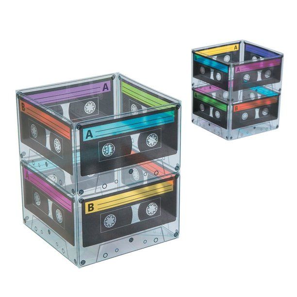 Photo 1 of Cassette Tape Buckets - 6 Pc. Small Size & 6 Pcs Big Size