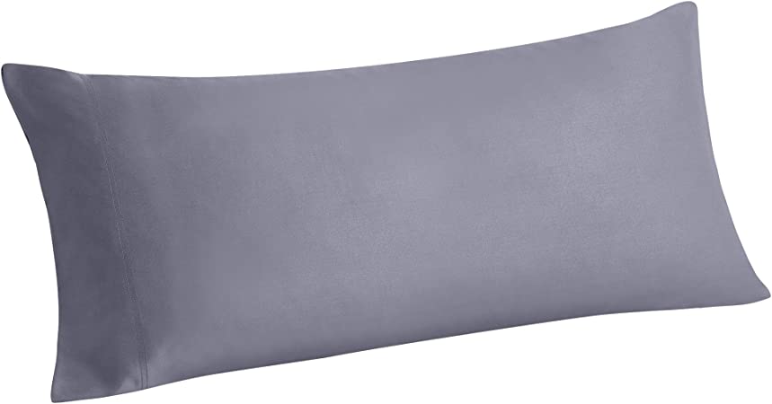 Photo 1 of BEDELITE 100% Bamboo Long Pillow Case Body Pillow Cover, Luxury Breathable & Silky Soft Body Pillow Pillowcase, Cooling Full Body Pillow Case for Hot Sleepers, Night Sweats(Grey, 20x54 Inches)