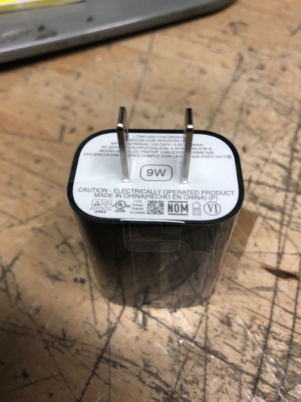 Photo 1 of Amazon 9W Official OEM USB Charger and Power Adapter for Fire Tablets, Kindle eReaders, and Echo Dot
