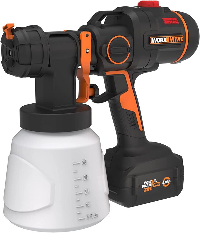 Photo 1 of **PARTS ONLY**

Worx NITRO 20V Cordless Paint Sprayer Power Share with Brushless Motor
