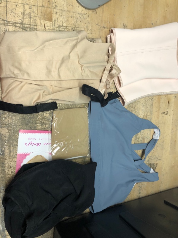 Photo 1 of ** MISCELLANEOUS BUNDLE***  5  ITEMS 
womens waist trainer, sportex size medium, womens dancing briefs size medium 
