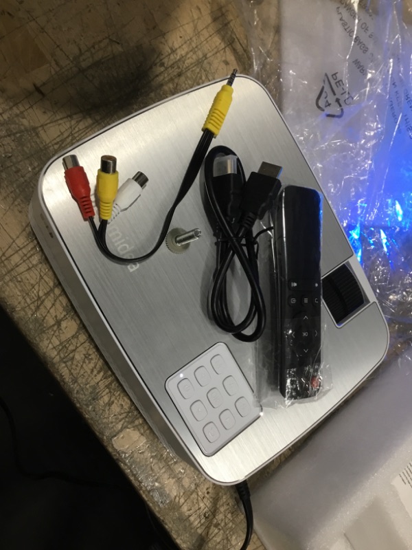 Photo 1 of Movie Projector,6500 Lumens 1080P Supported HiFi Speaker for Home Theater Projector, 60,000 Hours LED lamp Life Outdoor Video Projector Compatible with TV Stick/Switch/Laptop/PS5/USB/HD ?Bloomidea
