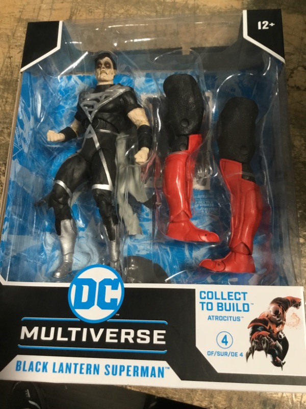 Photo 2 of DC Comics Multiverse Blackest Night Build-A-Figure - Black Lantern Superman

