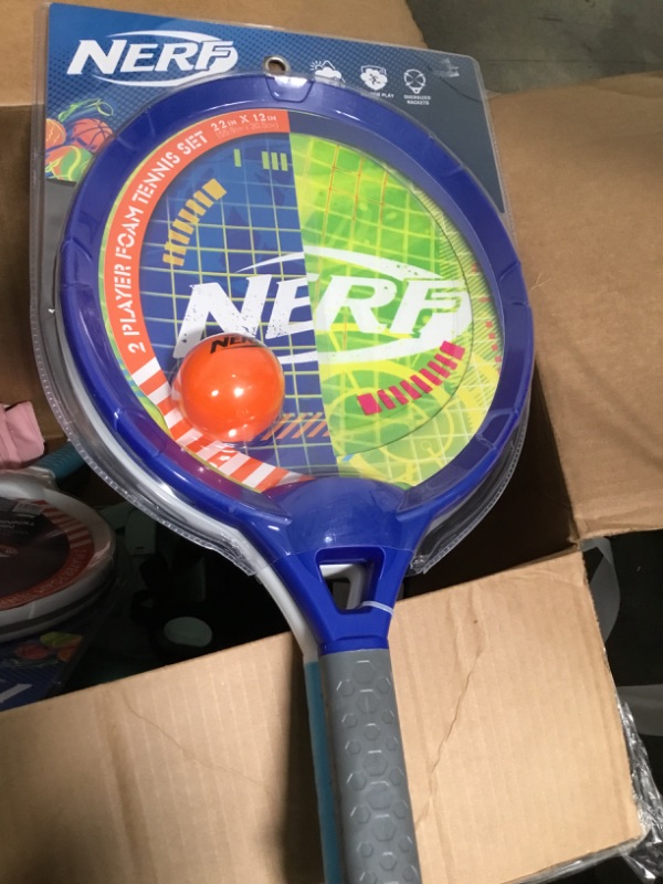 Photo 2 of Franklin Sports Nerf Tennis Set - 3pc

