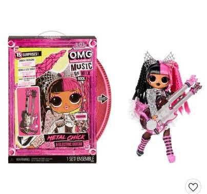 Photo 1 of LOL Surprise OMG Remix Rock Metal Chick and Electric Guitar Fashion Doll

