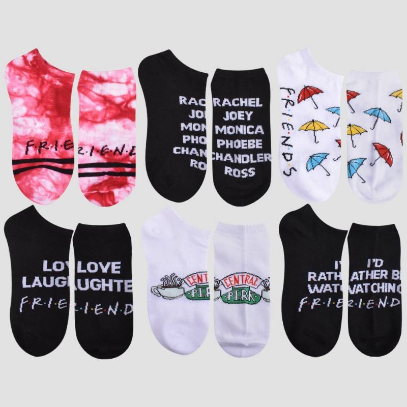 Photo 1 of 4 PACKS OF Kids' Friends 6pk Socks - Red/Black/White
SIZES : S/M 9-2.5 & 3-10