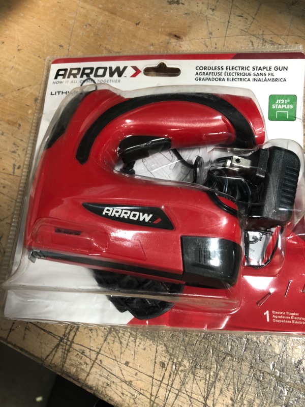 Photo 3 of Arrow E21 Cordless Electric Light Duty Staple Gun