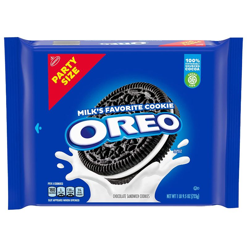 Photo 1 of ***No Returns** No Refunds*** Best By 29 AUG 2022***  OREO Chocolate Sandwich Cookies, Party Size, 25.5 oz 5 Pack 
